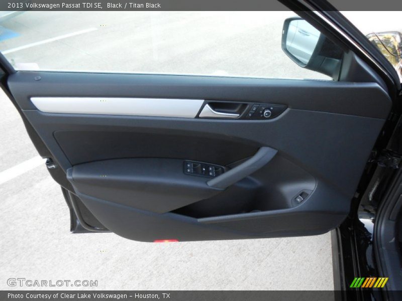 Black / Titan Black 2013 Volkswagen Passat TDI SE