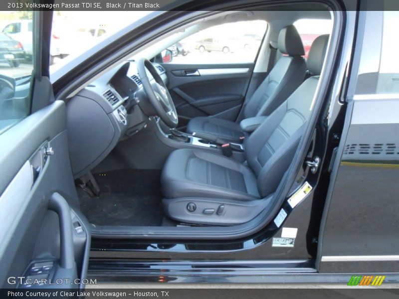 Black / Titan Black 2013 Volkswagen Passat TDI SE