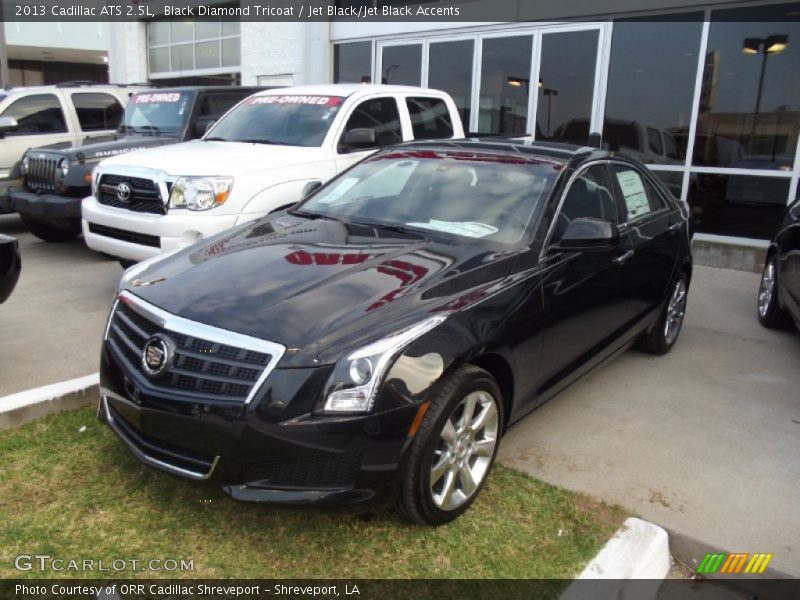 Black Diamond Tricoat / Jet Black/Jet Black Accents 2013 Cadillac ATS 2.5L