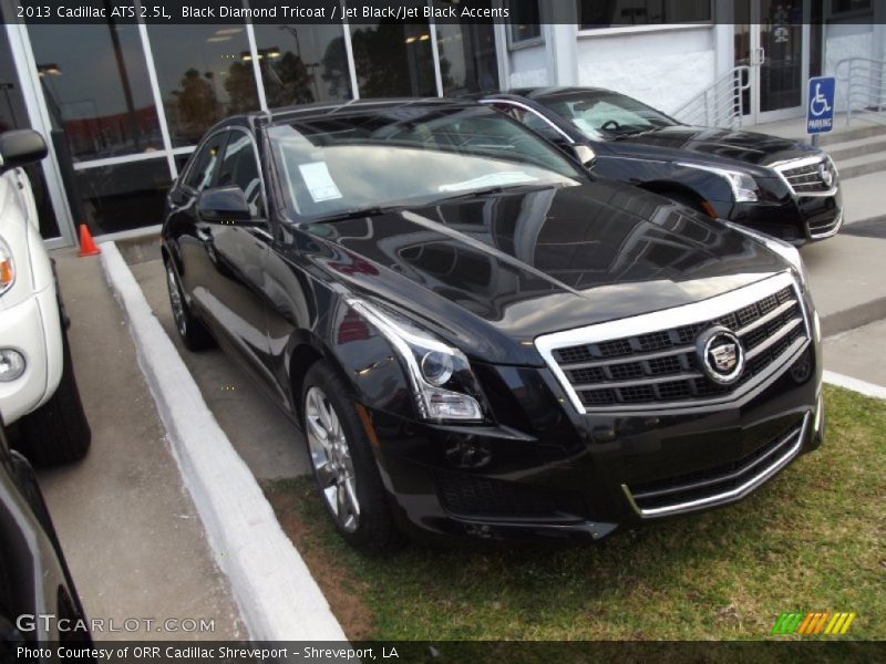 Black Diamond Tricoat / Jet Black/Jet Black Accents 2013 Cadillac ATS 2.5L