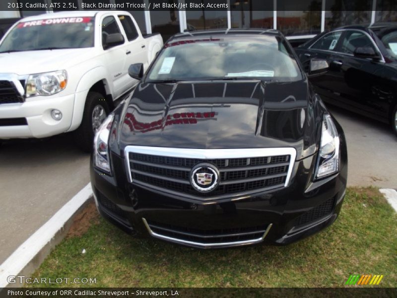 Black Diamond Tricoat / Jet Black/Jet Black Accents 2013 Cadillac ATS 2.5L