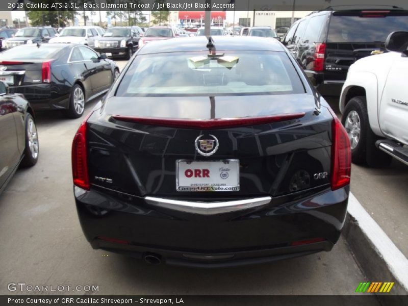 Black Diamond Tricoat / Jet Black/Jet Black Accents 2013 Cadillac ATS 2.5L