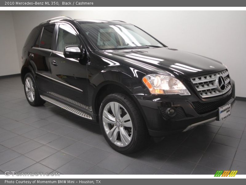 Black / Cashmere 2010 Mercedes-Benz ML 350