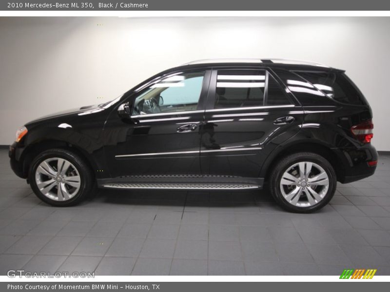 Black / Cashmere 2010 Mercedes-Benz ML 350