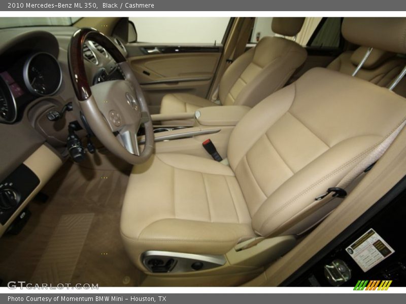Black / Cashmere 2010 Mercedes-Benz ML 350