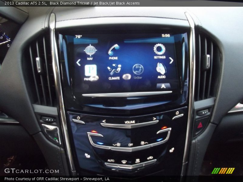 Black Diamond Tricoat / Jet Black/Jet Black Accents 2013 Cadillac ATS 2.5L