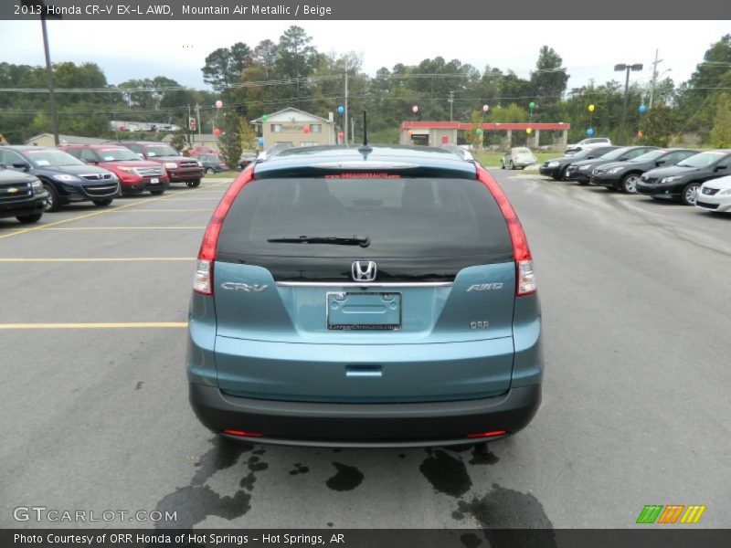 Mountain Air Metallic / Beige 2013 Honda CR-V EX-L AWD