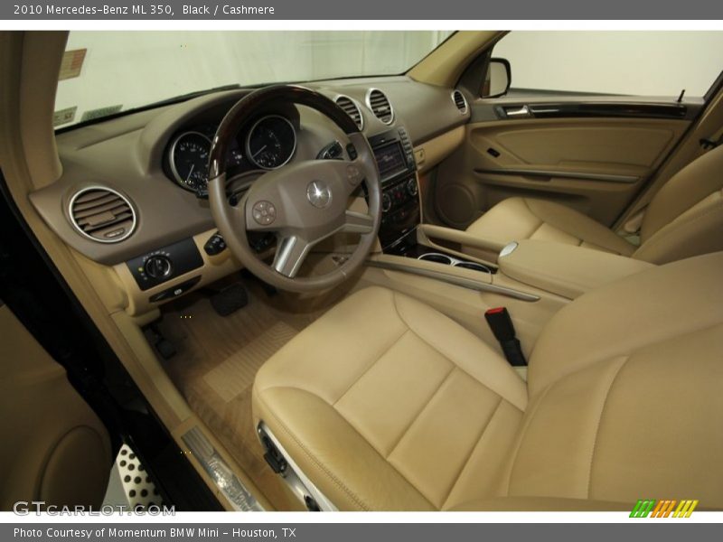 Black / Cashmere 2010 Mercedes-Benz ML 350