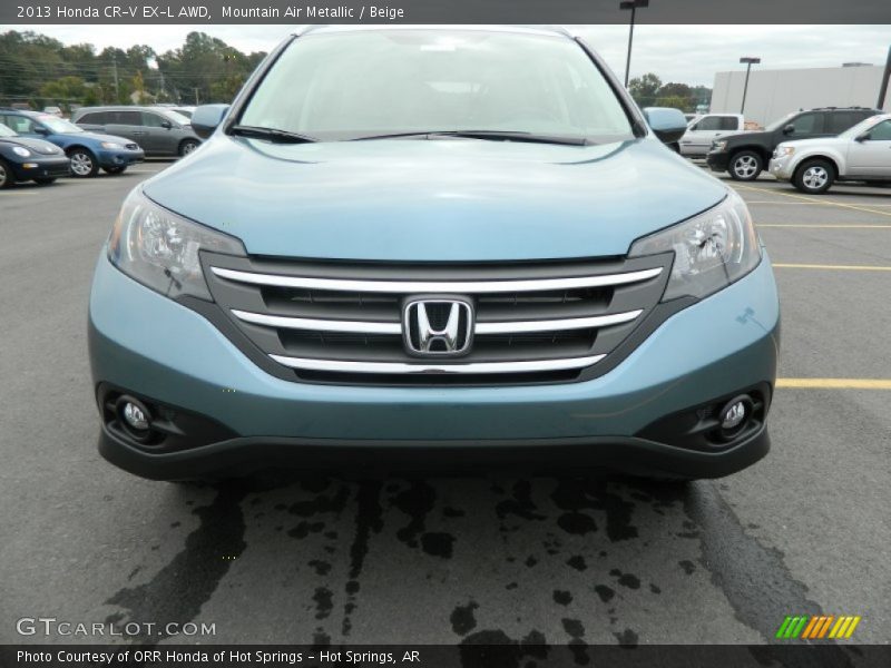 Mountain Air Metallic / Beige 2013 Honda CR-V EX-L AWD