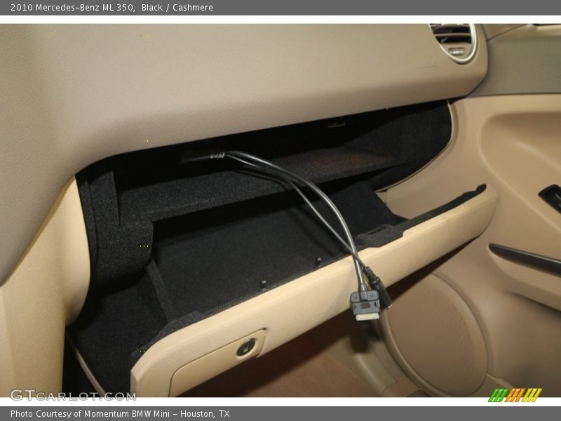 Black / Cashmere 2010 Mercedes-Benz ML 350