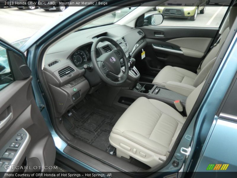 Beige Interior - 2013 CR-V EX-L AWD 