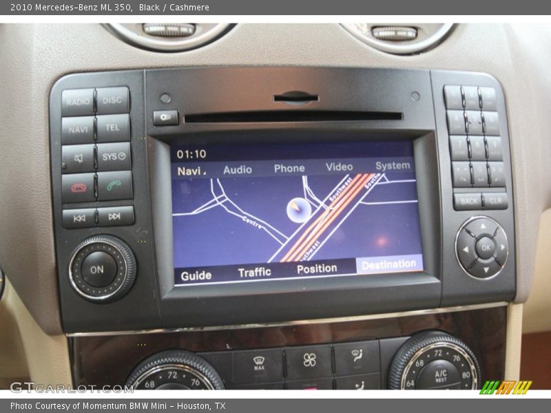 Black / Cashmere 2010 Mercedes-Benz ML 350