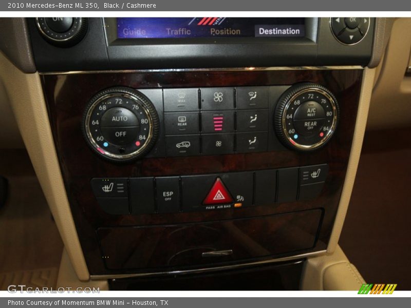 Black / Cashmere 2010 Mercedes-Benz ML 350