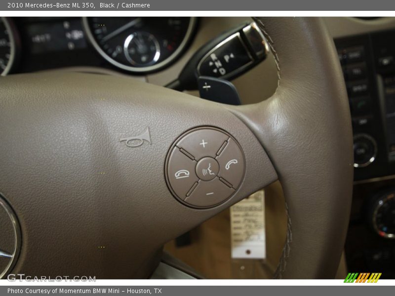 Black / Cashmere 2010 Mercedes-Benz ML 350