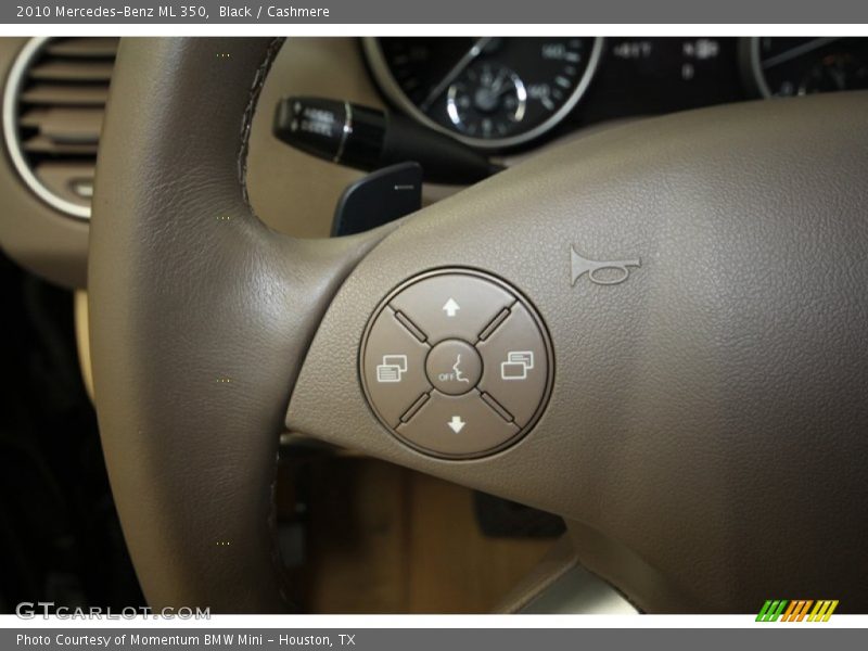 Black / Cashmere 2010 Mercedes-Benz ML 350