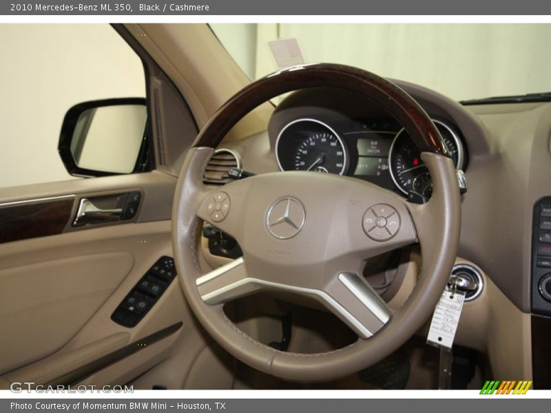 Black / Cashmere 2010 Mercedes-Benz ML 350