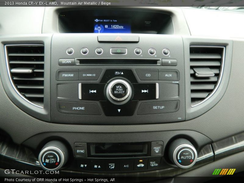 Controls of 2013 CR-V EX-L AWD