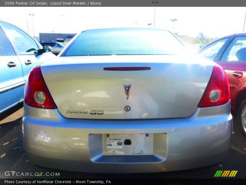 Liquid Silver Metallic / Ebony 2006 Pontiac G6 Sedan