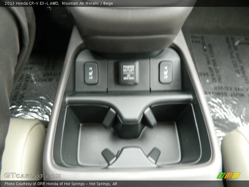 Mountain Air Metallic / Beige 2013 Honda CR-V EX-L AWD