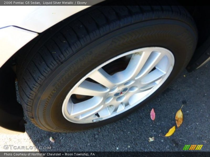 Liquid Silver Metallic / Ebony 2006 Pontiac G6 Sedan