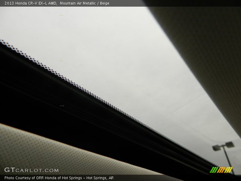 Mountain Air Metallic / Beige 2013 Honda CR-V EX-L AWD