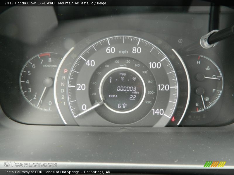  2013 CR-V EX-L AWD EX-L AWD Gauges