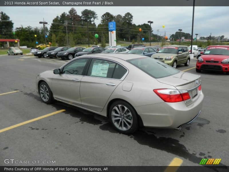 Champagne Frost Pearl / Black 2013 Honda Accord Sport Sedan