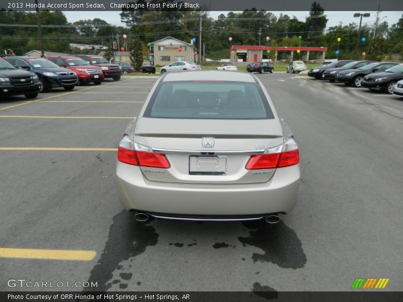 Champagne Frost Pearl / Black 2013 Honda Accord Sport Sedan