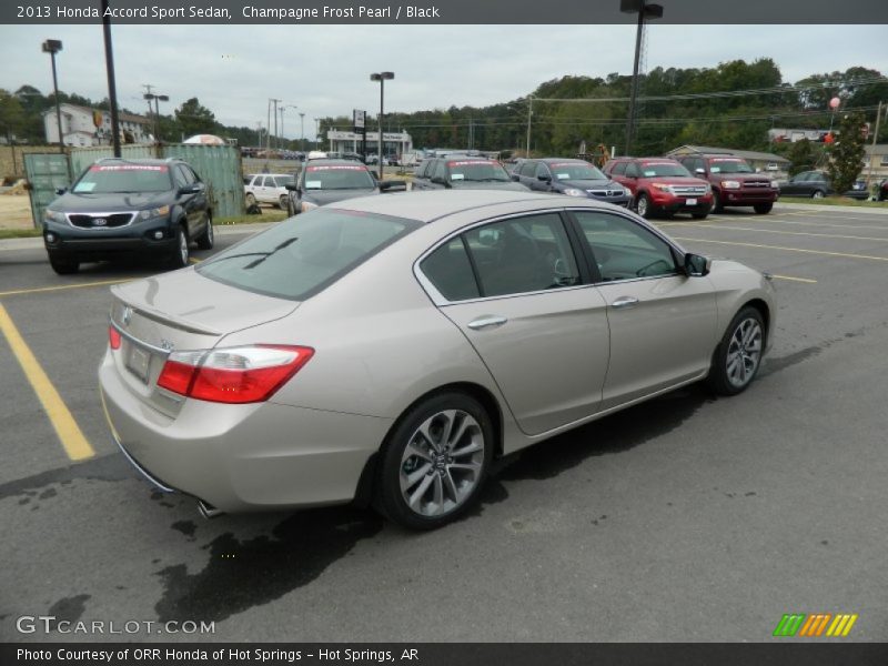 Champagne Frost Pearl / Black 2013 Honda Accord Sport Sedan