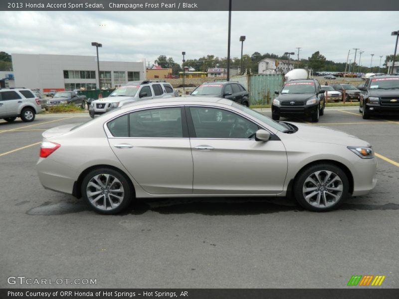 Champagne Frost Pearl / Black 2013 Honda Accord Sport Sedan