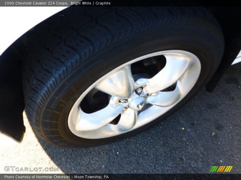 Bright White / Graphite 2000 Chevrolet Cavalier Z24 Coupe