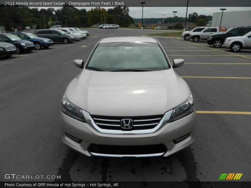 Champagne Frost Pearl / Black 2013 Honda Accord Sport Sedan