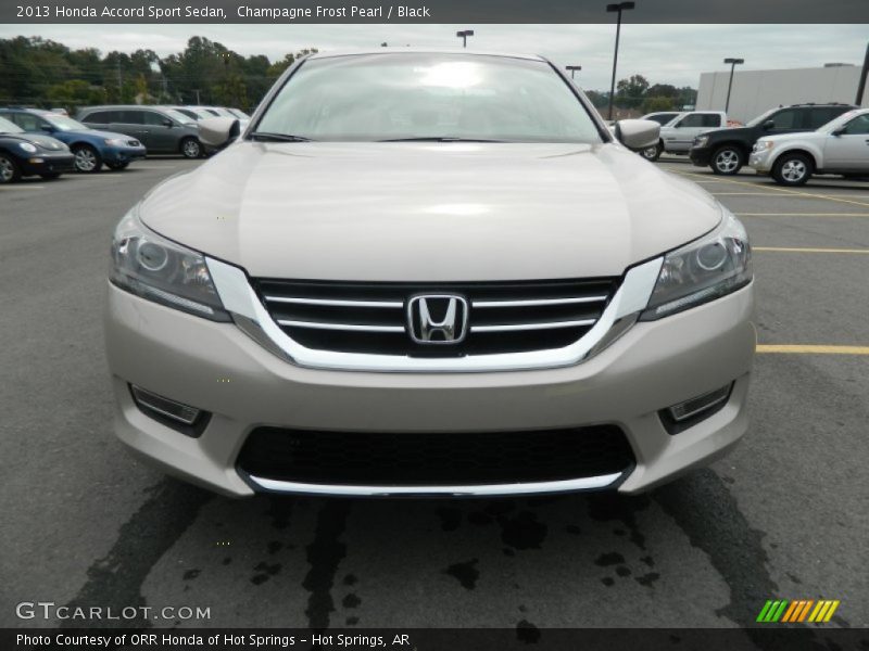 Champagne Frost Pearl / Black 2013 Honda Accord Sport Sedan