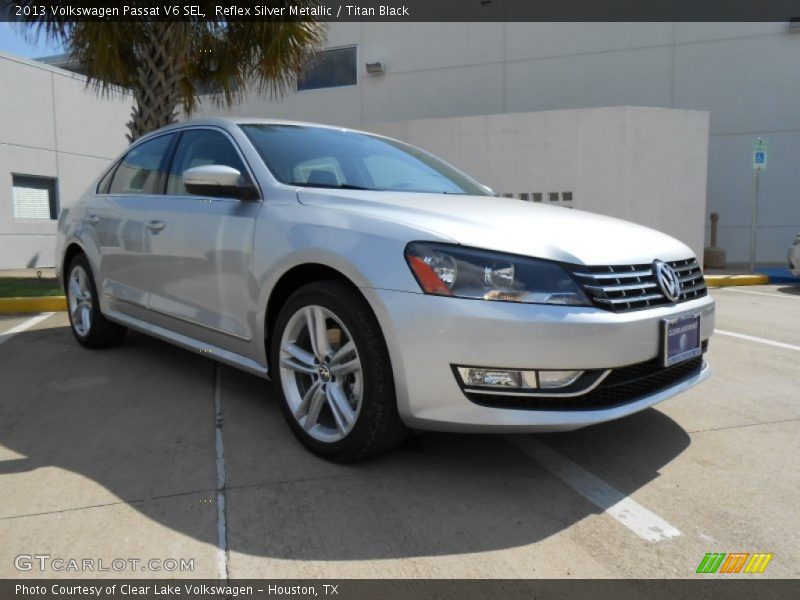 Reflex Silver Metallic / Titan Black 2013 Volkswagen Passat V6 SEL