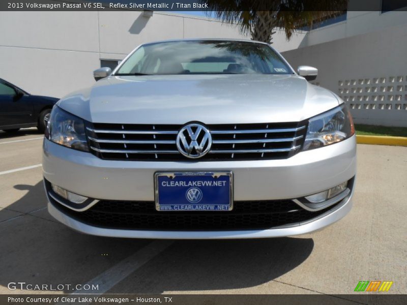Reflex Silver Metallic / Titan Black 2013 Volkswagen Passat V6 SEL