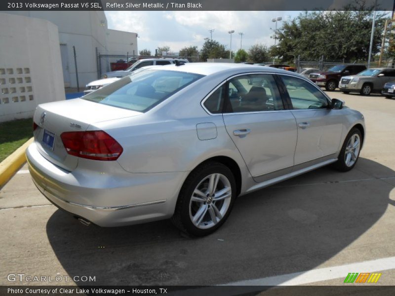 Reflex Silver Metallic / Titan Black 2013 Volkswagen Passat V6 SEL