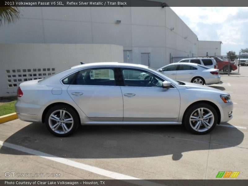 Reflex Silver Metallic / Titan Black 2013 Volkswagen Passat V6 SEL