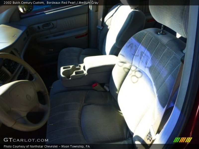 Bordeaux Red Pearl / Medium Gray 2002 Buick Century Custom
