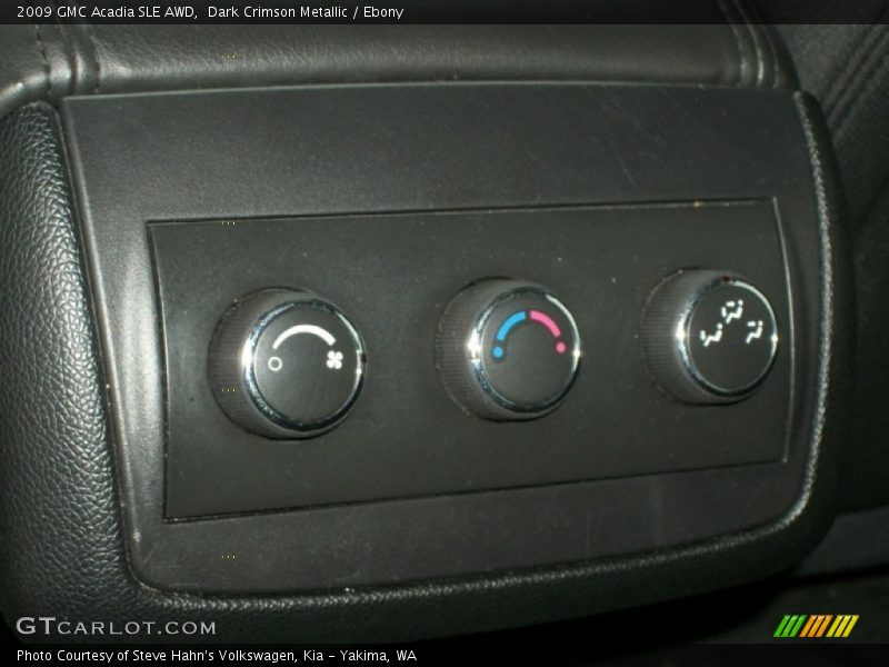 Dark Crimson Metallic / Ebony 2009 GMC Acadia SLE AWD