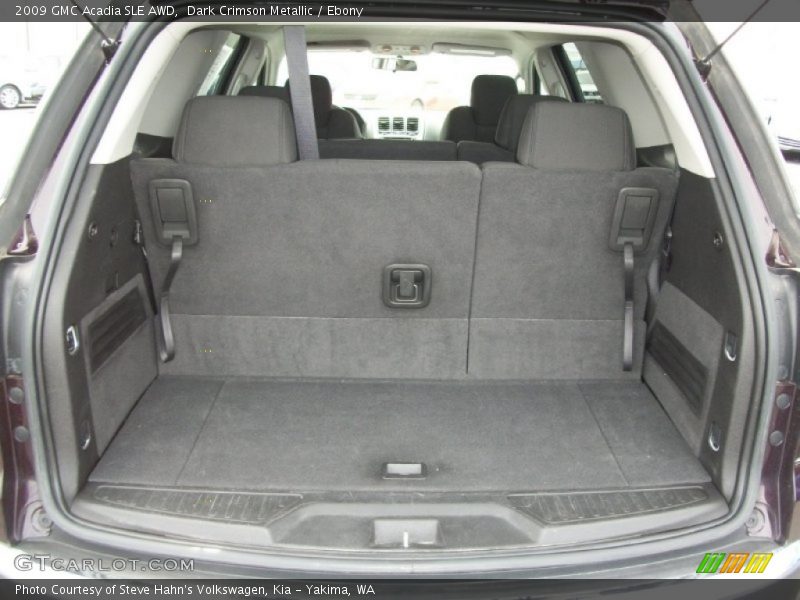 Dark Crimson Metallic / Ebony 2009 GMC Acadia SLE AWD