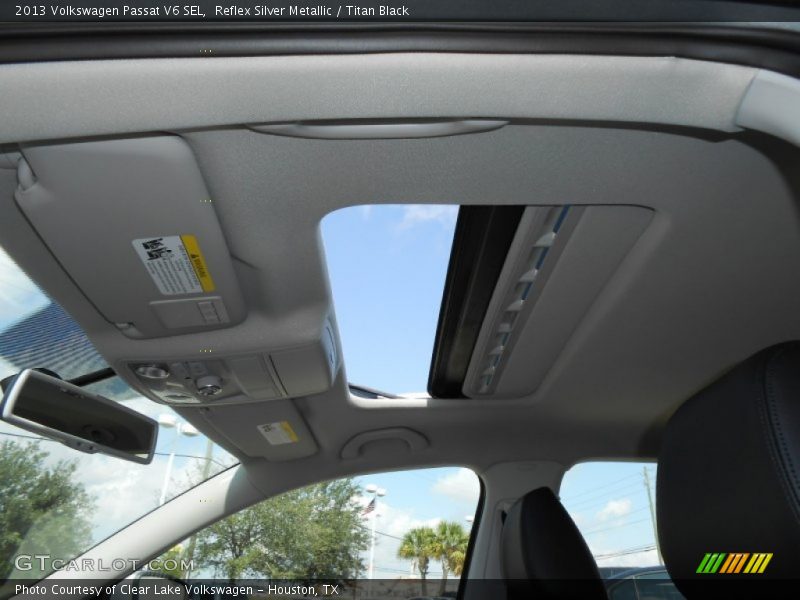 Reflex Silver Metallic / Titan Black 2013 Volkswagen Passat V6 SEL