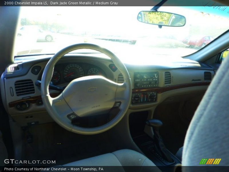 Dark Jade Green Metallic / Medium Gray 2000 Chevrolet Impala LS