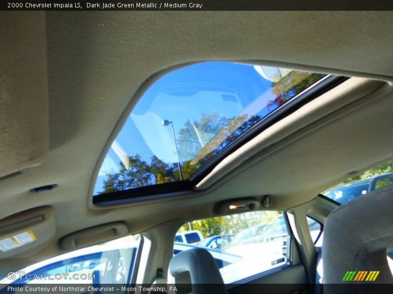 Dark Jade Green Metallic / Medium Gray 2000 Chevrolet Impala LS