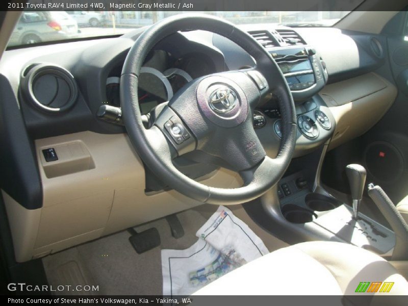 Magnetic Gray Metallic / Ash 2011 Toyota RAV4 Limited 4WD