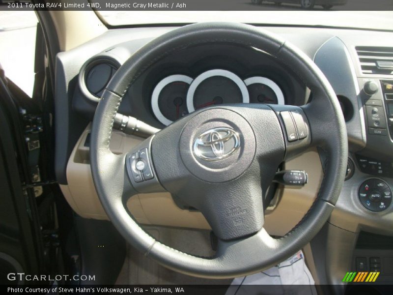Magnetic Gray Metallic / Ash 2011 Toyota RAV4 Limited 4WD