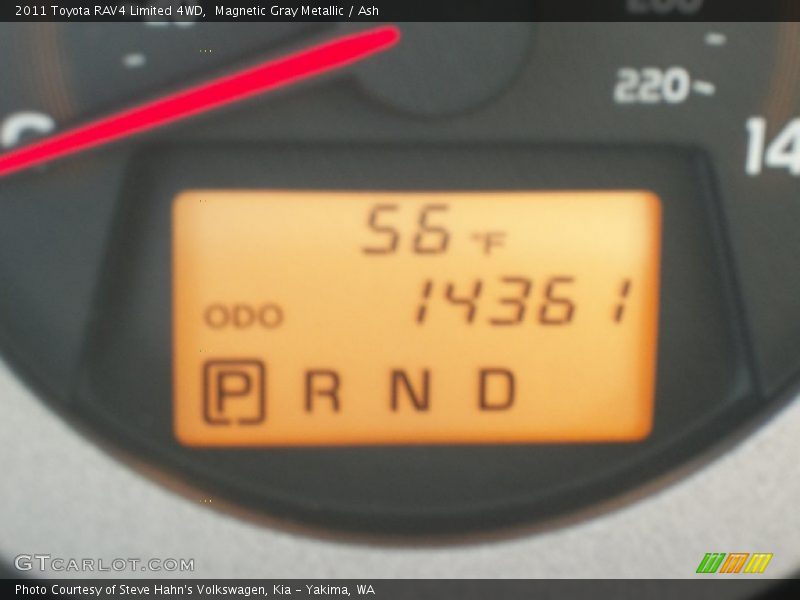Magnetic Gray Metallic / Ash 2011 Toyota RAV4 Limited 4WD