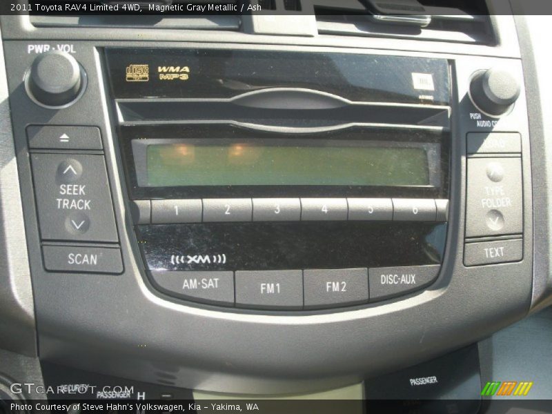 Magnetic Gray Metallic / Ash 2011 Toyota RAV4 Limited 4WD