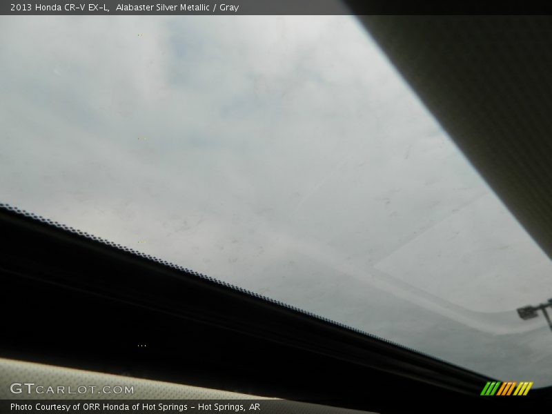 Alabaster Silver Metallic / Gray 2013 Honda CR-V EX-L