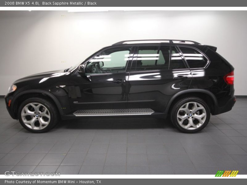 Black Sapphire Metallic / Black 2008 BMW X5 4.8i