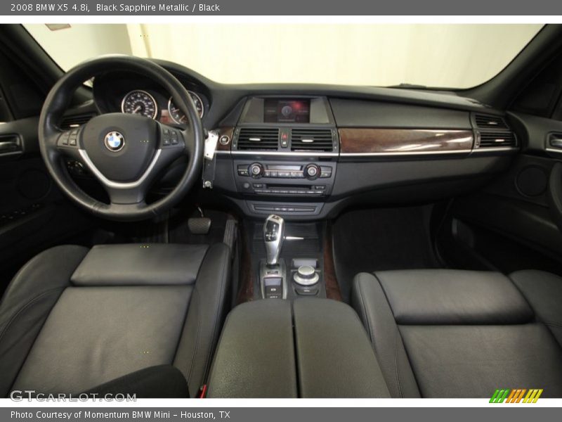 Black Sapphire Metallic / Black 2008 BMW X5 4.8i